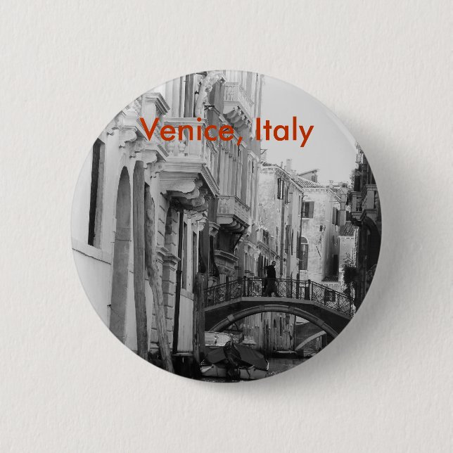 Venice, Italy 2 Inch Round Button (Front)