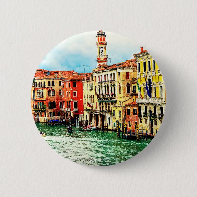 Venice - Italy 2 Inch Round Button (Front)
