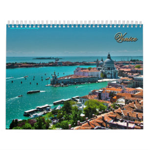 Venice, Italy - Aerial View Calendar