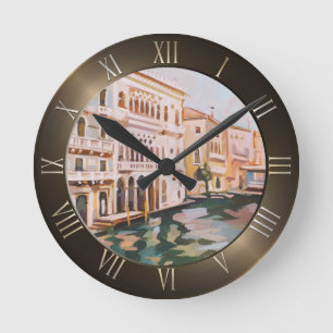 Venice, Italy Ca' d'Oro Palace Round Clock