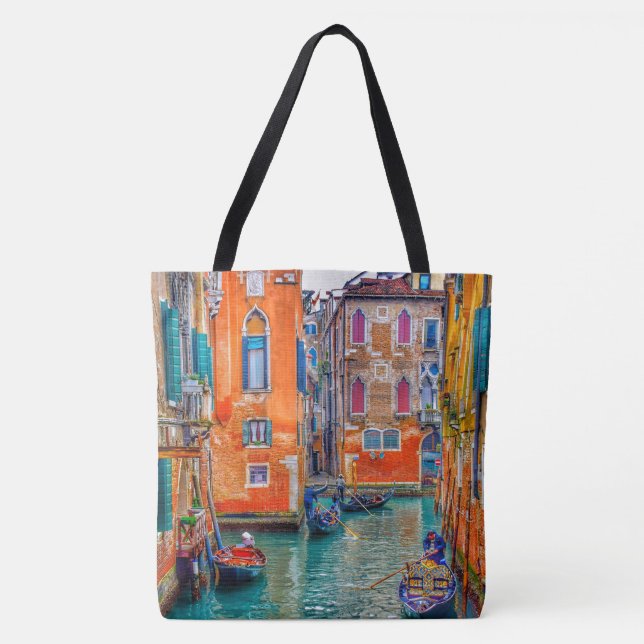 Venice Italy Canal Tote Bag (Front)