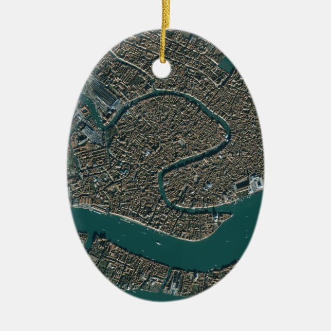 venice italy ceramic ornament (Front)