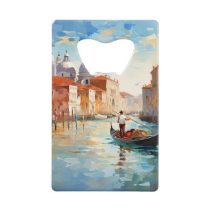 Venice, Italy Credit Card Bottle Opener