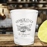Venice Italy Cute Old Landscape Shot Glass<br><div class="desc">Vintage landscape design of the beautiful Italian city of Venice. The Serene Republic of Venice (in Veneto,  Serenìsima Republica Venèsia) was a city-state located in northern Italy,  on the banks of the Adriatic Sea,  and then brought all the vents of Triveneto,  Istria,  and Dalmatia under its control.</div>