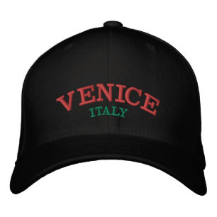 Venice Italy Embroidered Custom Hat