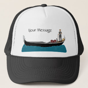 Venice, Italy Gondola and Gondolier Trucker Hat