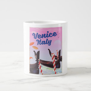 Venice Italy Gondola vacation print. Large Coffee Mug