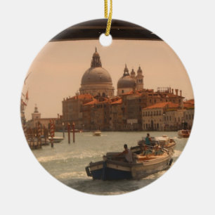 Venice Italy Grand Canal Vintage  Ceramic Ornament