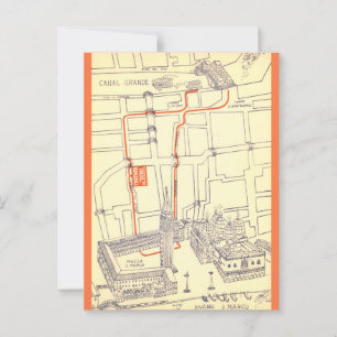 Venice Italy Grande Canal Vintage Postcard