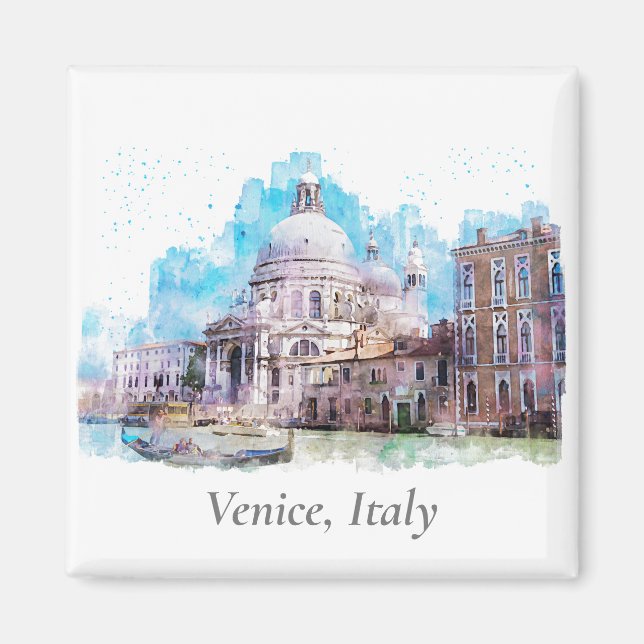 Venice, Italy illustration Magnet (Front)