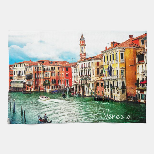 Venice - Italy Kitchen Towel (Horizontal)