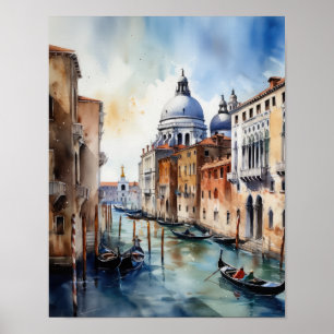 Venice Italy Landscape Art Print Poster