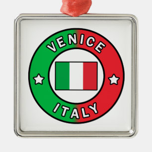 Venice Italy Metal Ornament