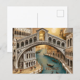 Venice Italy  Postcard