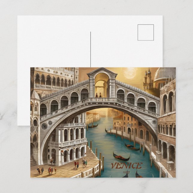 Venice Italy  Postcard (Front/Back)