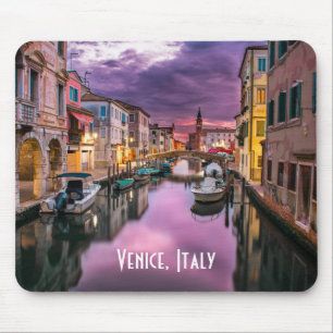 Venice, Italy Scenic Canal & Venetian Architecture Mouse Pad
