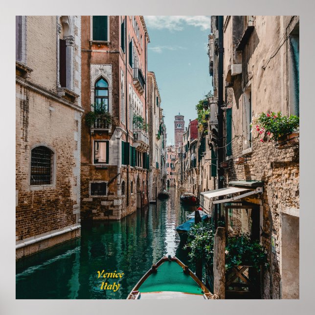Venice Italy The Floating City Poster (Front)