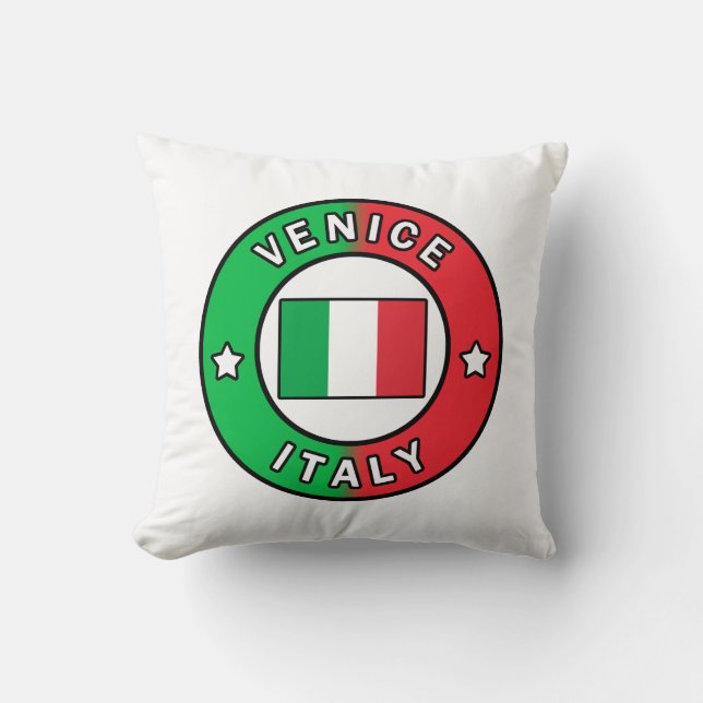 Venice Italy Throw Pillow (Front)