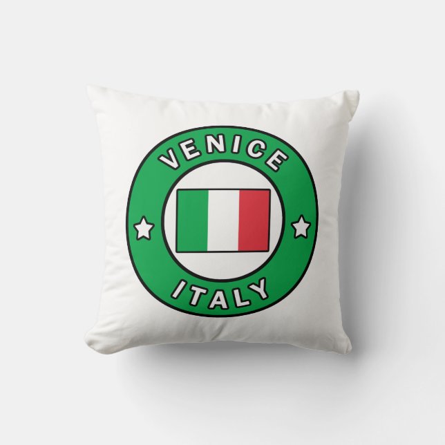 Venice Italy Throw Pillow (Front)
