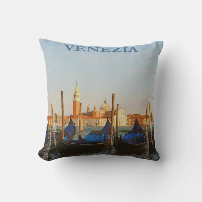Venice Italy Throw Pillow (Front)