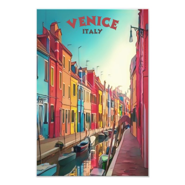 Venice Italy Travel Photo Print (Front)