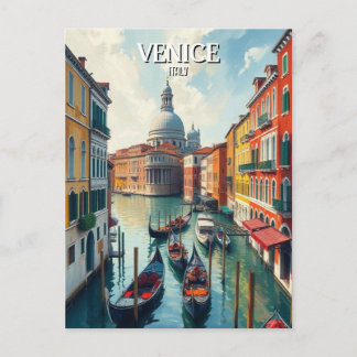 Venice Italy Travel Postcard