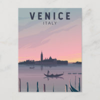 Venice Italy Travel Vintage Art