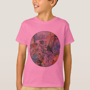 Venice Italy Travel Vintage Pretty Colourful Art T-Shirt