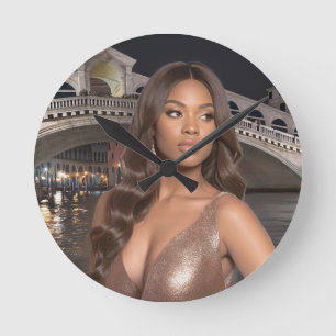 VENICE - ITALY - VENEZIA ROUND CLOCK
