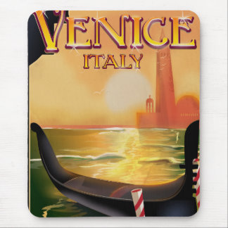 Venice, Italy vintage travel poster Mouse Pad