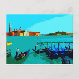Venice Landscape poster Postcard