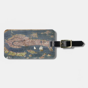 VENICE: MAP, 16TH CENTURY LUGGAGE TAG