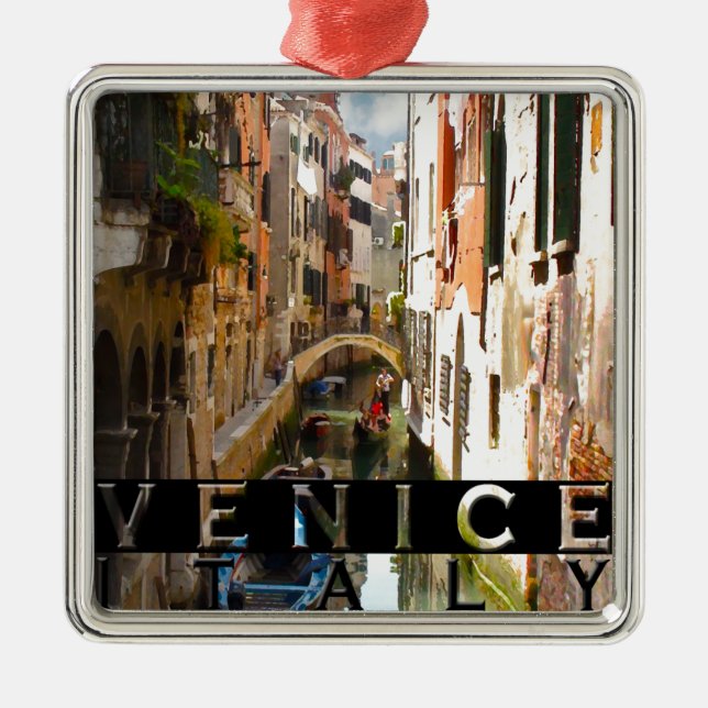 Venice Metal Ornament (Front)