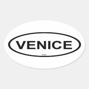 VENICE OVAL STICKER