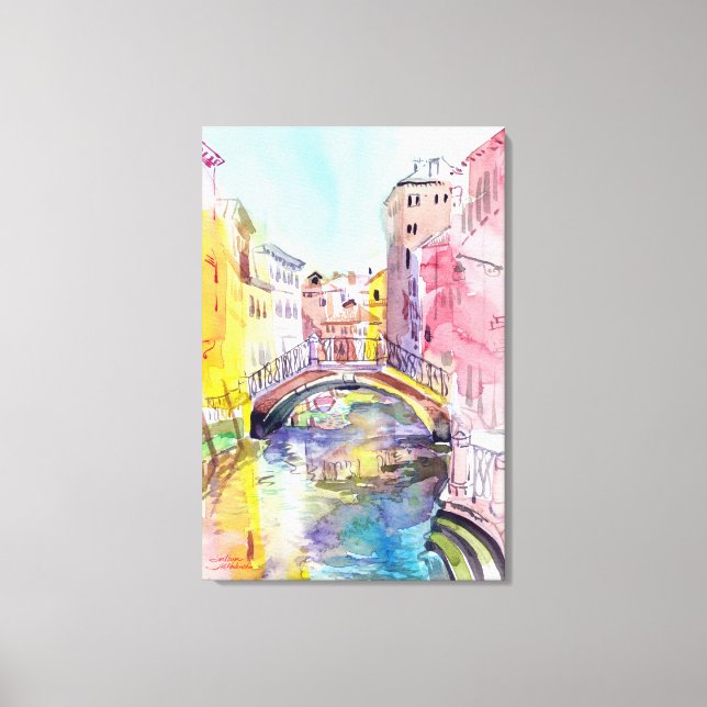 Venice painting art canvas print (Front)