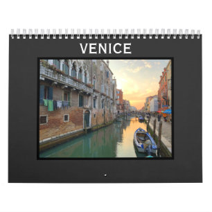 Venice panorama views and canals calendar