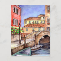 Venice - Pen & Wash Watercolor