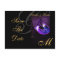 Venice Purple Masquerade Save The Date Postcard