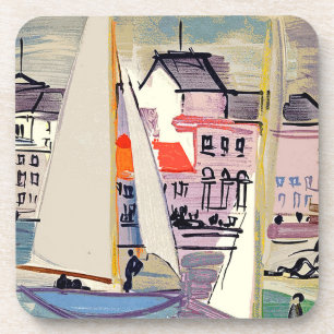 Venice Raoul Dufy dessous de verre en plastique du