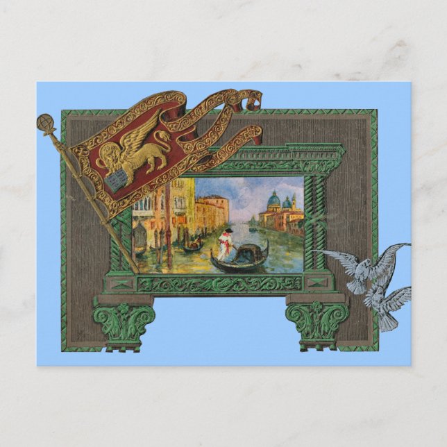 Venice, Replica Vintage Postcard 1910 (Front)
