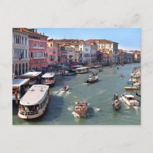 VENICE RIALTO BRIDGE VIEW POSTCARD