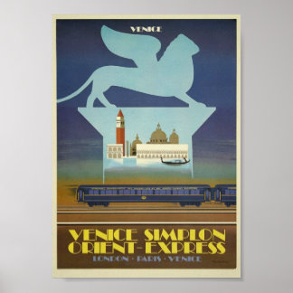 Venice Simplon (Orient Express) Poster