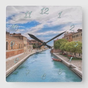 Venice Square Wall Clock