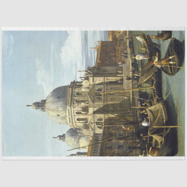 Venice St. Mark's Cathedral Decoupage Paper (Front)