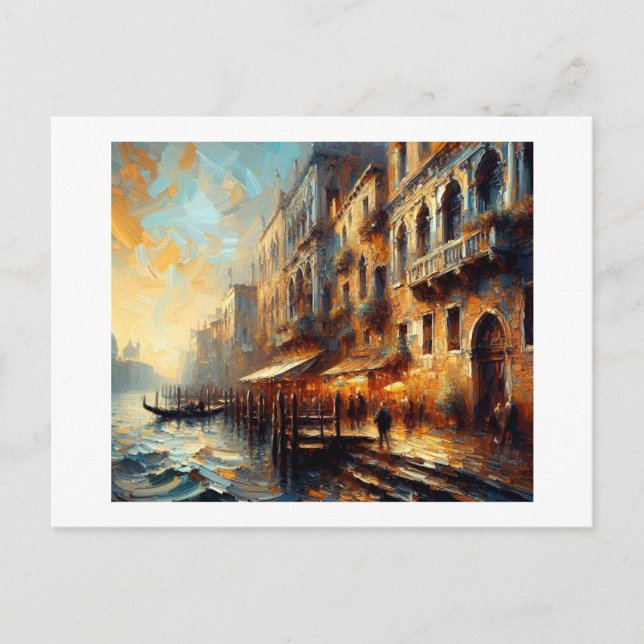 Venice Street of Stones,  Postcard (Front)