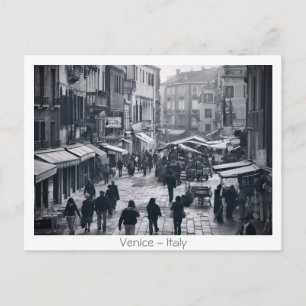 Venice street postcard