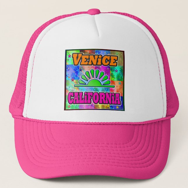 Venice Sun & Palms Hat (Front)