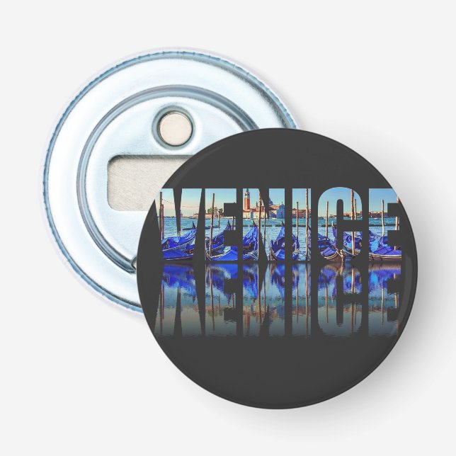 Venice text with reflection bottle opener (Front)