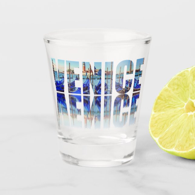 Venice text with reflection glass (Front)