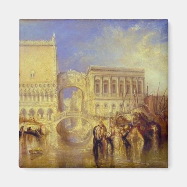 Venice, the Bridge of Sighs by J. M. W. Turner Magnet (Front)